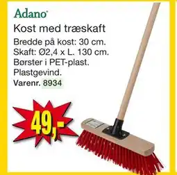 Harald Nyborg Adano Kost med træskaft tilbud