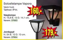 Harald Nyborg Solcellelampe Vapora tilbud