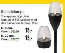 Harald Nyborg Solcellelampe tilbud