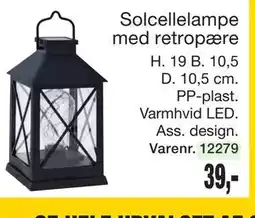Harald Nyborg Solcellelampe med retropære tilbud