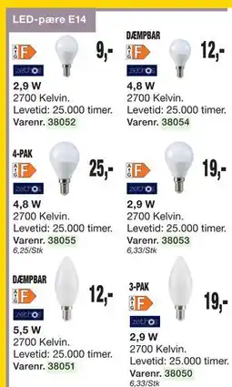 Harald Nyborg LED-pære E14 tilbud
