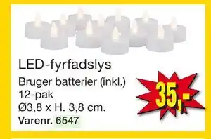 Harald Nyborg LED-fyrfadslys tilbud