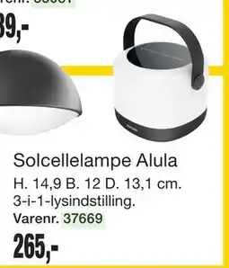 Harald Nyborg Solcellelampe Alula tilbud