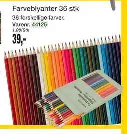 Harald Nyborg Farveblyanter 36 stk tilbud