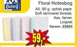 Harald Nyborg Floral Notesbog tilbud