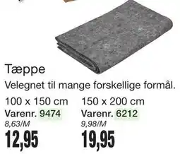Harald Nyborg Tæppe tilbud