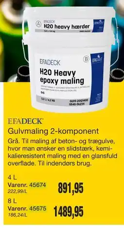 Harald Nyborg Gulvmaling 2-komponent tilbud