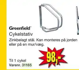 Harald Nyborg Greenfield Cykelstativ tilbud