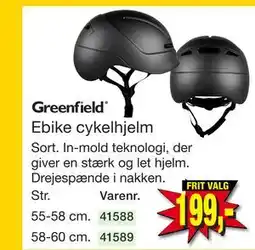 Harald Nyborg Greenfield Ebike cykelhjelm tilbud