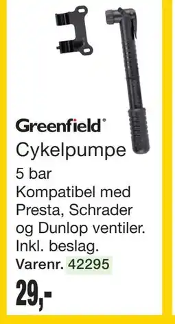 Harald Nyborg Greenfield Cykelpumpe tilbud