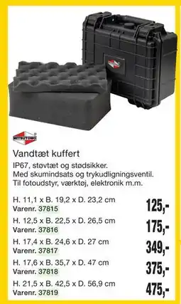 Harald Nyborg Vandtæt kuffert tilbud