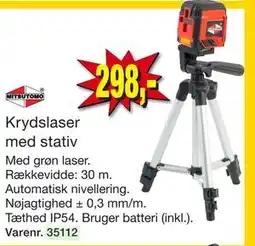 Harald Nyborg Krydslaser med stativ tilbud