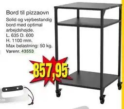Harald Nyborg Bord til pizzaovn tilbud