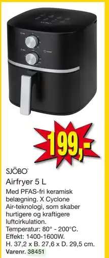 Harald Nyborg Airfryer 5 L tilbud