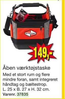 Harald Nyborg Åben værktøjstaske tilbud