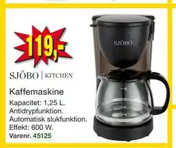 Harald Nyborg SJÖBO | KITCHEN Kaffemaskine tilbud