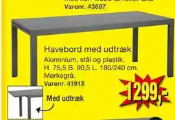 Harald Nyborg Havebord med udtræk tilbud