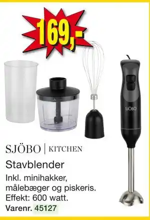Harald Nyborg SJÖBO | KITCHEN Stavblender tilbud
