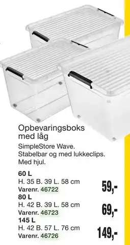 Harald Nyborg Opbevaringsboks med låg tilbud