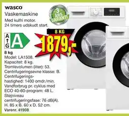 Harald Nyborg wasco Vaskemaskine tilbud