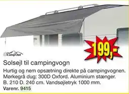 Harald Nyborg Solsejl til campingvogn tilbud