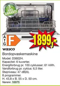 Harald Nyborg Bordopvaskemaskine tilbud