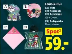 Lidl Badeponcho tilbud