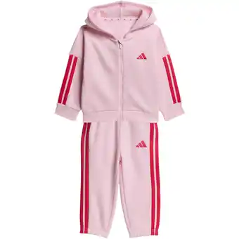 Sport 24 adidas 3-Stripes Full Zip Hood Joggingsæt Børn tilbud