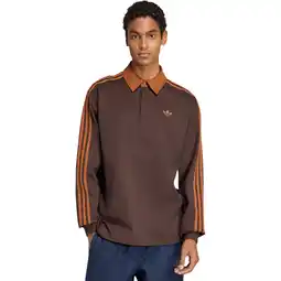 Sport 24 adidas Originals 3-Stripes Langærmet Polo T-shirt Herre tilbud
