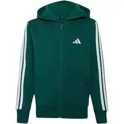 Sport 24 adidas 3-Stripes Full Zip Hættetrøje Børn tilbud