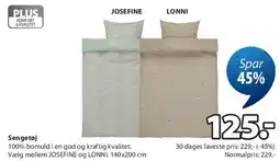 JYSK JOSEFINE / LONNI sengesæt tilbud