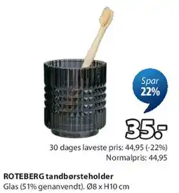 JYSK ROTERBERG tandbørsteholder tilbud
