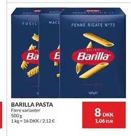 Nielsen's Discount BARILLA PASTA tilbud