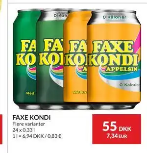 Nielsen's Discount FAXE KONDI tilbud
