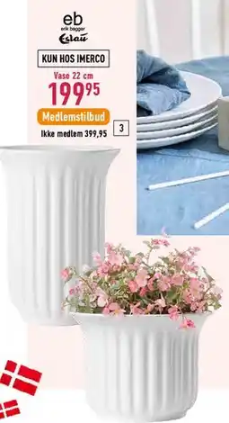 Imerco Eslau Tulip vase eller urtepotte tilbud