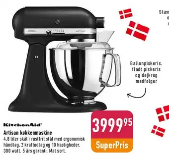 KitchenAid Artisan køkkenmaskine