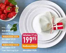 Imerco Hvid Riflet stel tilbud