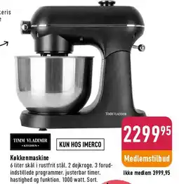 Imerco Køkkenmaskine (Kun hos Imerco) tilbud
