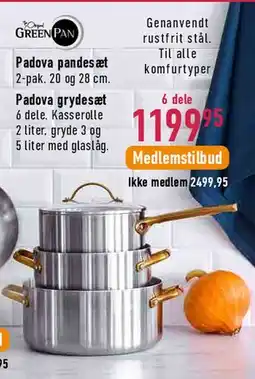 Imerco Padova grydesæt tilbud