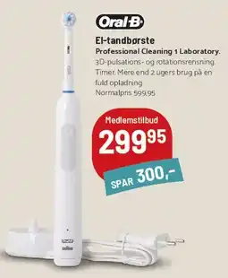 Kop & Kande El-tandbørste Professional Cleaning 1 Laboratory tilbud