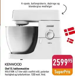Imerco Chef XL køkkenmaskine tilbud