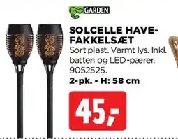 jem & fix SOLCELLE HAVEFAKKELSÆT tilbud