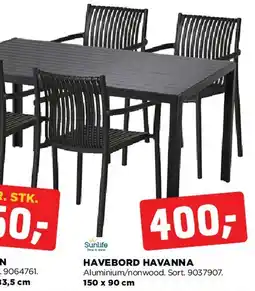 jem & fix Havebord Havanna tilbud