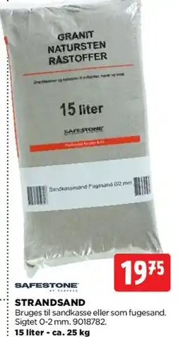 jem & fix STRANDSAND tilbud