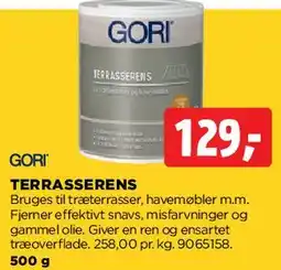 jem & fix GORI Terrasserens tilbud