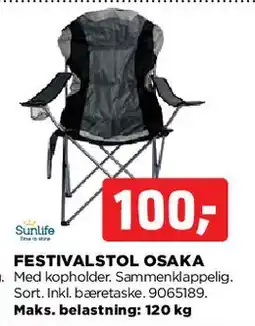 jem & fix Festivalstol Osaka tilbud
