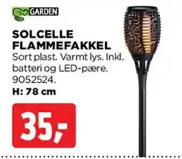 jem & fix Solcelle flammefakkel tilbud