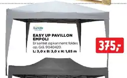 jem & fix EASY UP PAVILLON EMPOLI tilbud