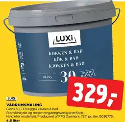 jem & fix Vådrumsmaling / Køkken & Bad (Luxi) tilbud
