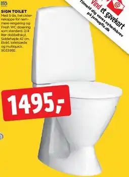 jem & fix Sign toilet tilbud